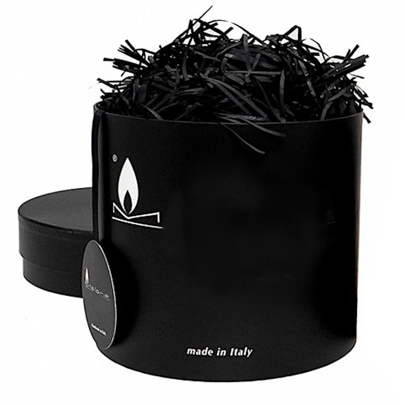 Papeterie Berlin Graziani Objekt-Kerze BOWLING magenta in Hochglanz 15cm