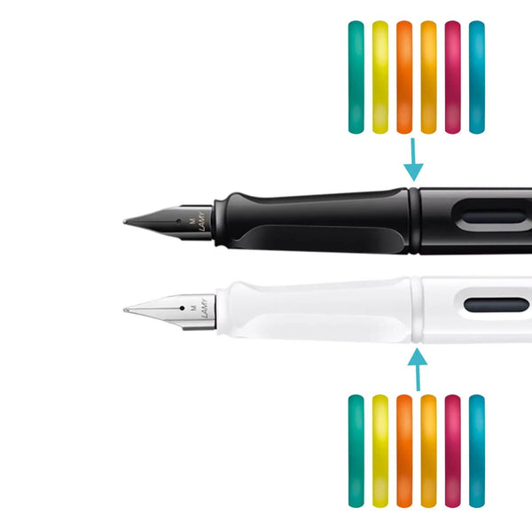 safari multicolor Füllfederhalter Set