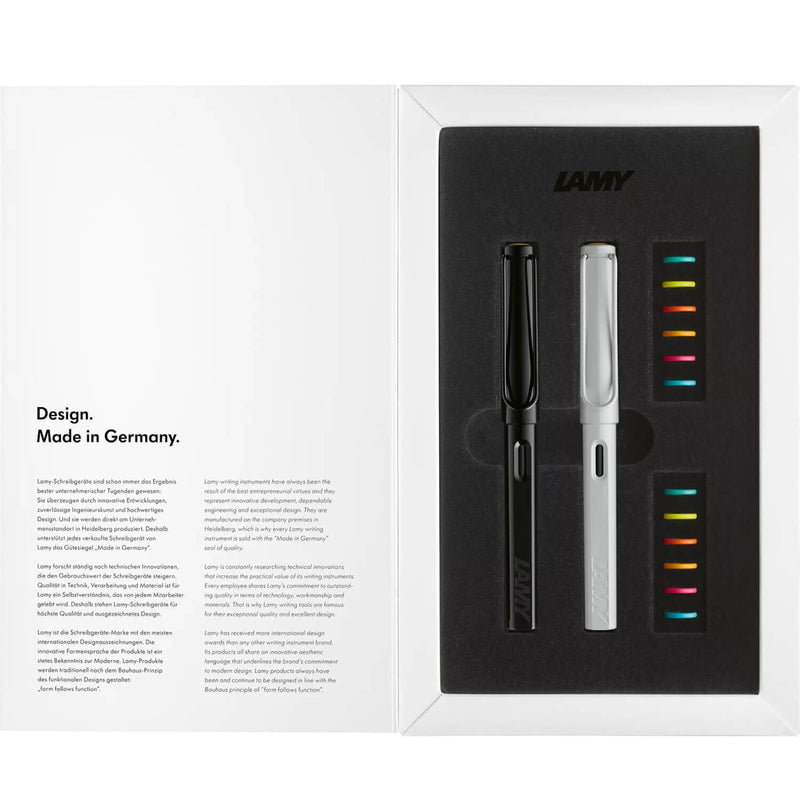 safari multicolor Füllfederhalter Set