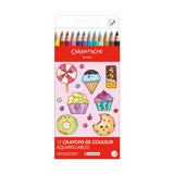 SWISSCOLOR AQUARELLE KAWAII-Set CANDY WORLD mit 12 Farben