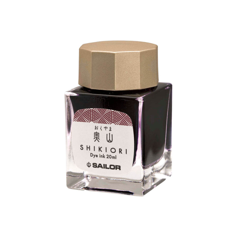 Tintenglas Shikiori - Okuyama 20ml bordeauxrot