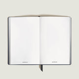 Notizbuch small (klein), Sartorial Leder blau, blanko