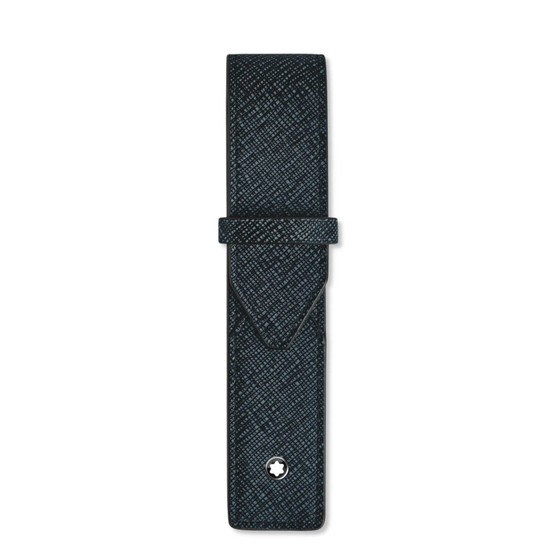 Sartorial Etui für 1 Schreibgerät Tweed Blau