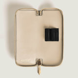 MEISTERSTÜCK 2er Reißverschluss-Etui für 2 Schreibgeräte beige