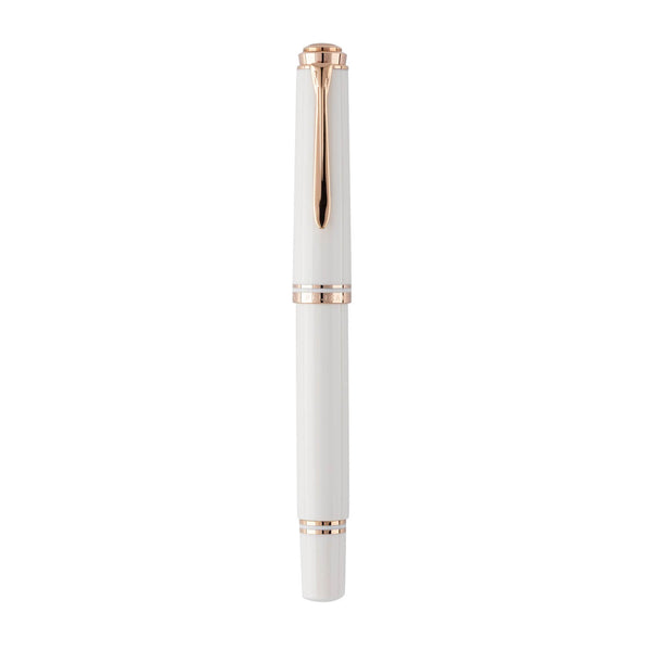 Souverän® M600 White & Rose Gold Füllfederhalter