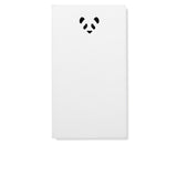 Notizblock MINI blanco mit Prägung PANDA
