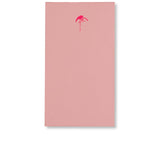 Notizblock MINI blanco mit Prägung PINK FLAMINGO