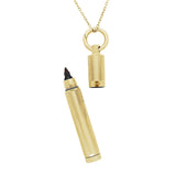 MARKER NECKLACE Diamhead Sharpie an Kette  in Goldoptik