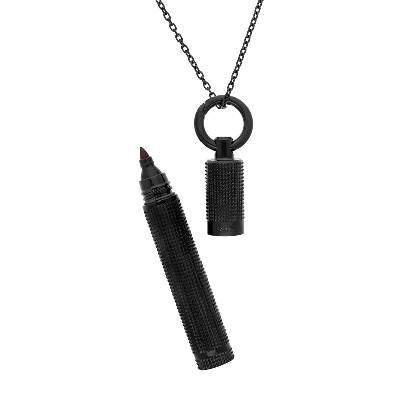 MARKER NECKLACE Diamhead Sharpie an Kette schwarz