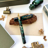 ESTERBROOK NIBLET EVERGREEN Golden Trim Füllfederhalter ltd. Edition