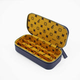 3er Lederetui NOOK Blue Dandelion/Gelb