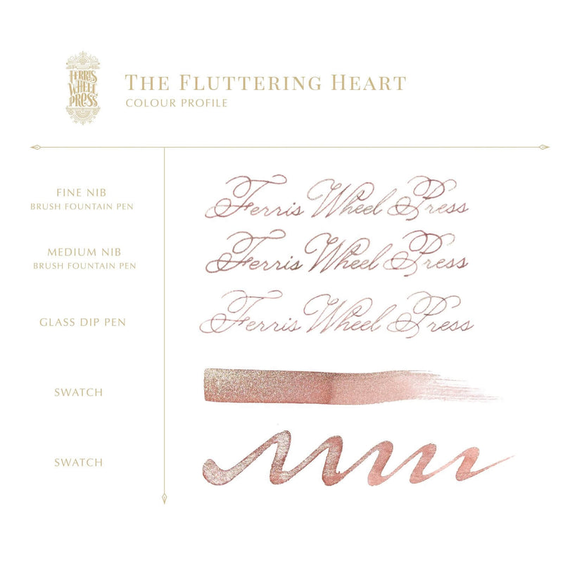 Tintenglas Fluttering Heart Ink 38ml Limited Edition 2023